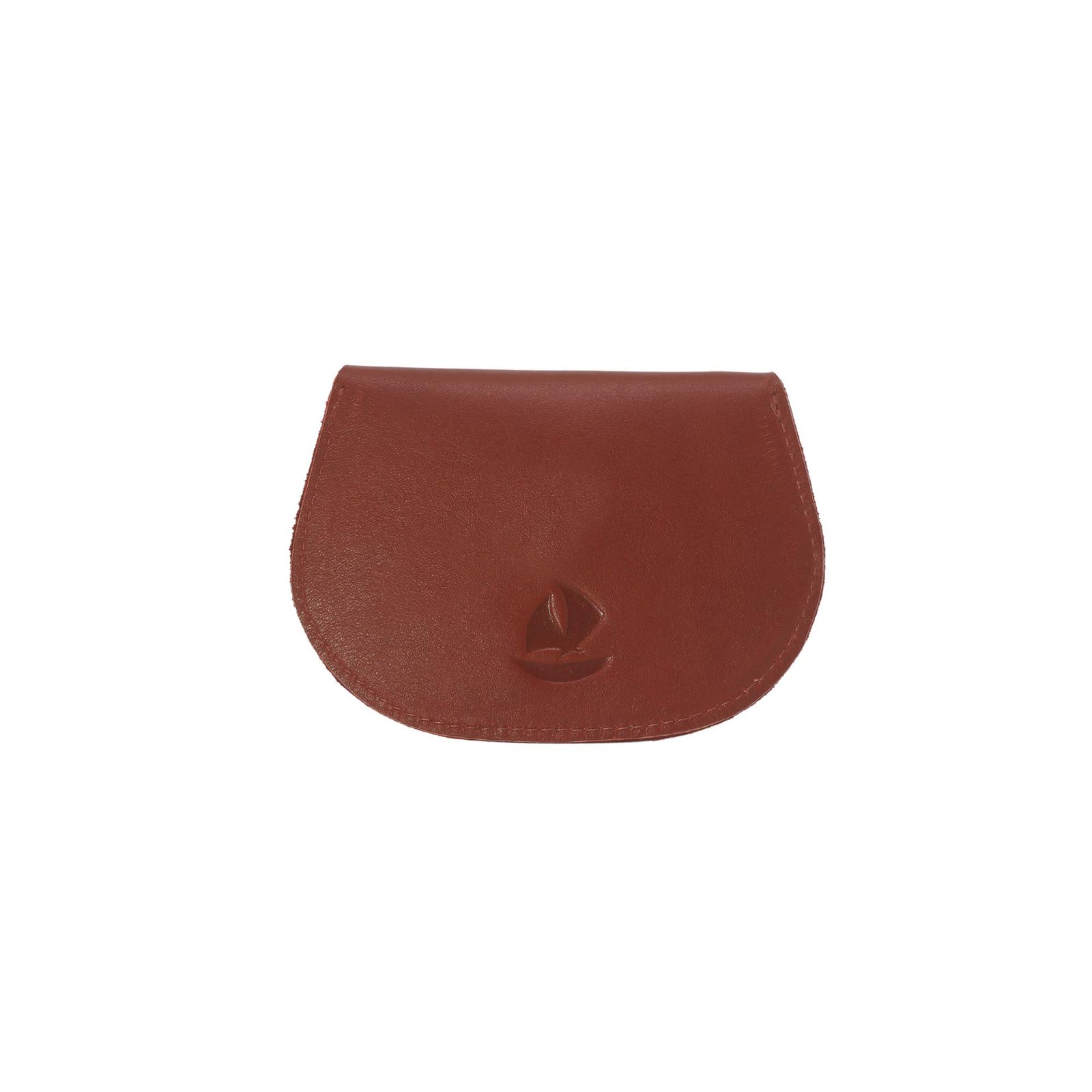 Genuine Leather Coin Pouch, Red