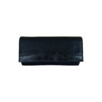 Genuine Leather Hand Clutch Wallet For Women Navy Blue