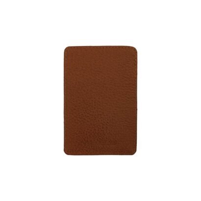 Leather Slim Card Holder With RFID Tan