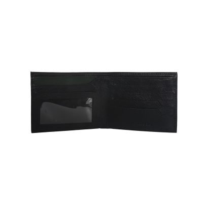 Bi Fold Leather Wallet Black