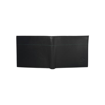 Bi Fold Leather Wallet Black