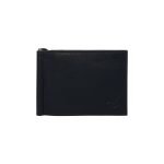 Leather Slim Money Clip Blue