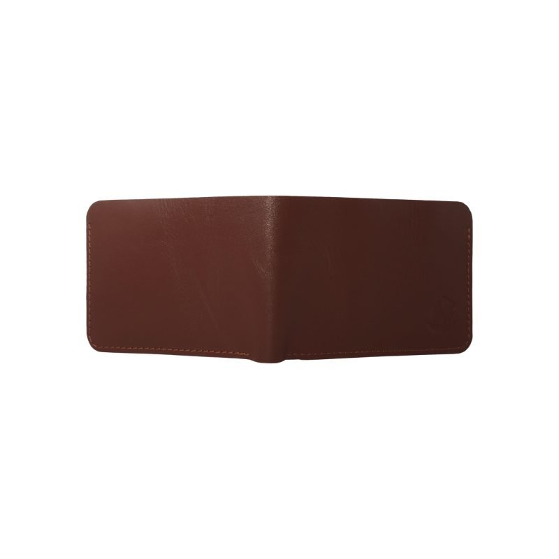 Leather Slim Wallet for Men Brown
