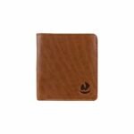 Genuine Leather Wallet With RFID Ultraslim Tan