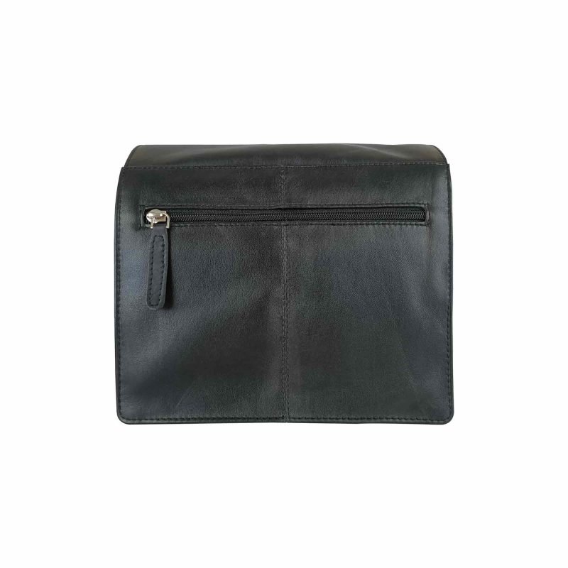 Genuine Leather Ladies Sling Bag Black