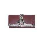 Genuine Leather Clutch Wallet For Women Brown