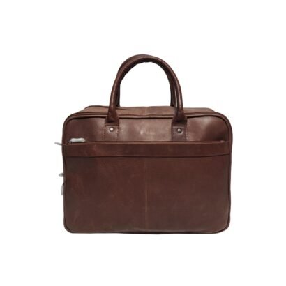 Premium Leather Laptop Bag for Men Brown