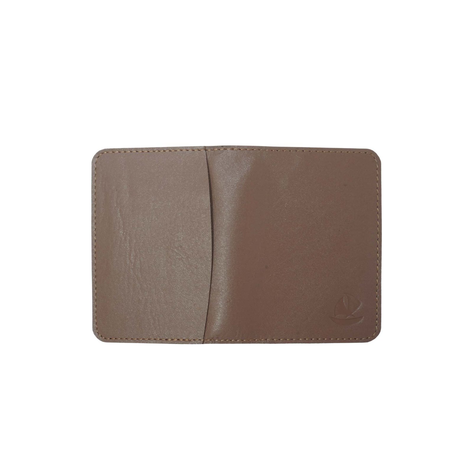 Leather Slim Card Holder With RFID Tan