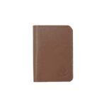 Leather Slim Card Holder With RFID Tan
