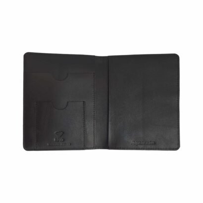 Black Colour Leather Passport Holder