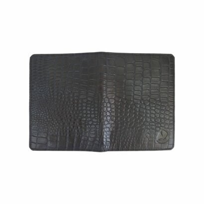 Black Colour Leather Passport Holder