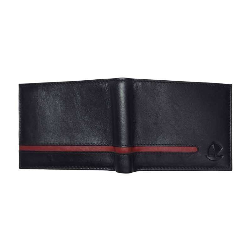 Black Genuine Leather Wallet For Men With RFID