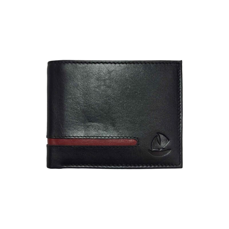 Black Genuine Leather Wallet For Men With RFID