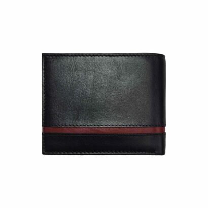 Black Genuine Leather Wallet For Men With RFID