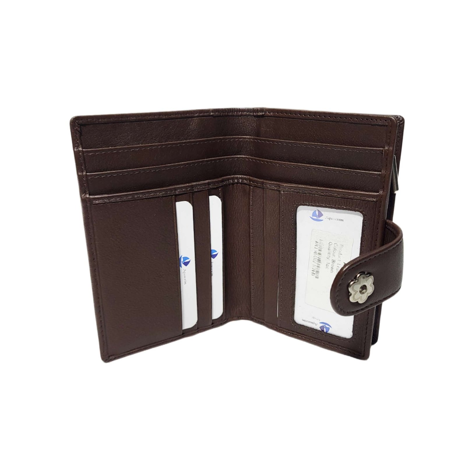 Women's Leather Wallets With RFID Brown Women's Leather Wallets With RFID Brown