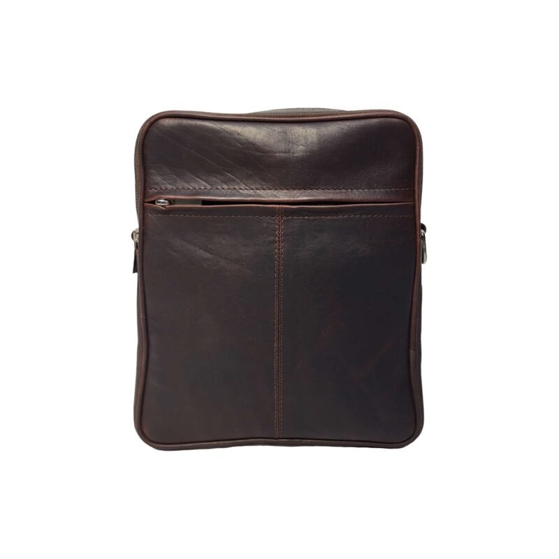Premium Leather Messenger Bag for Bag Brown