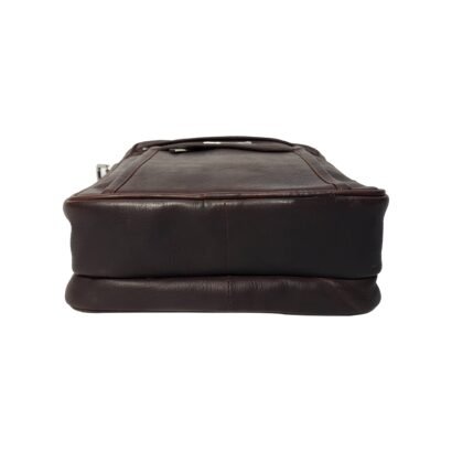 Premium Leather Messenger Bag for Bag Brown
