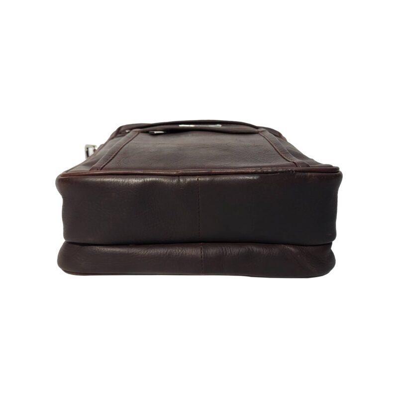 Premium Leather Messenger Bag for Bag Brown