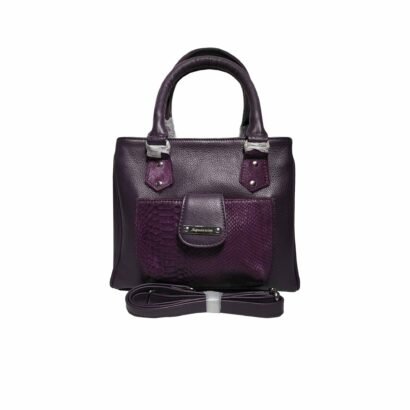 Leather Ladies Sling Bag Stylish Purple