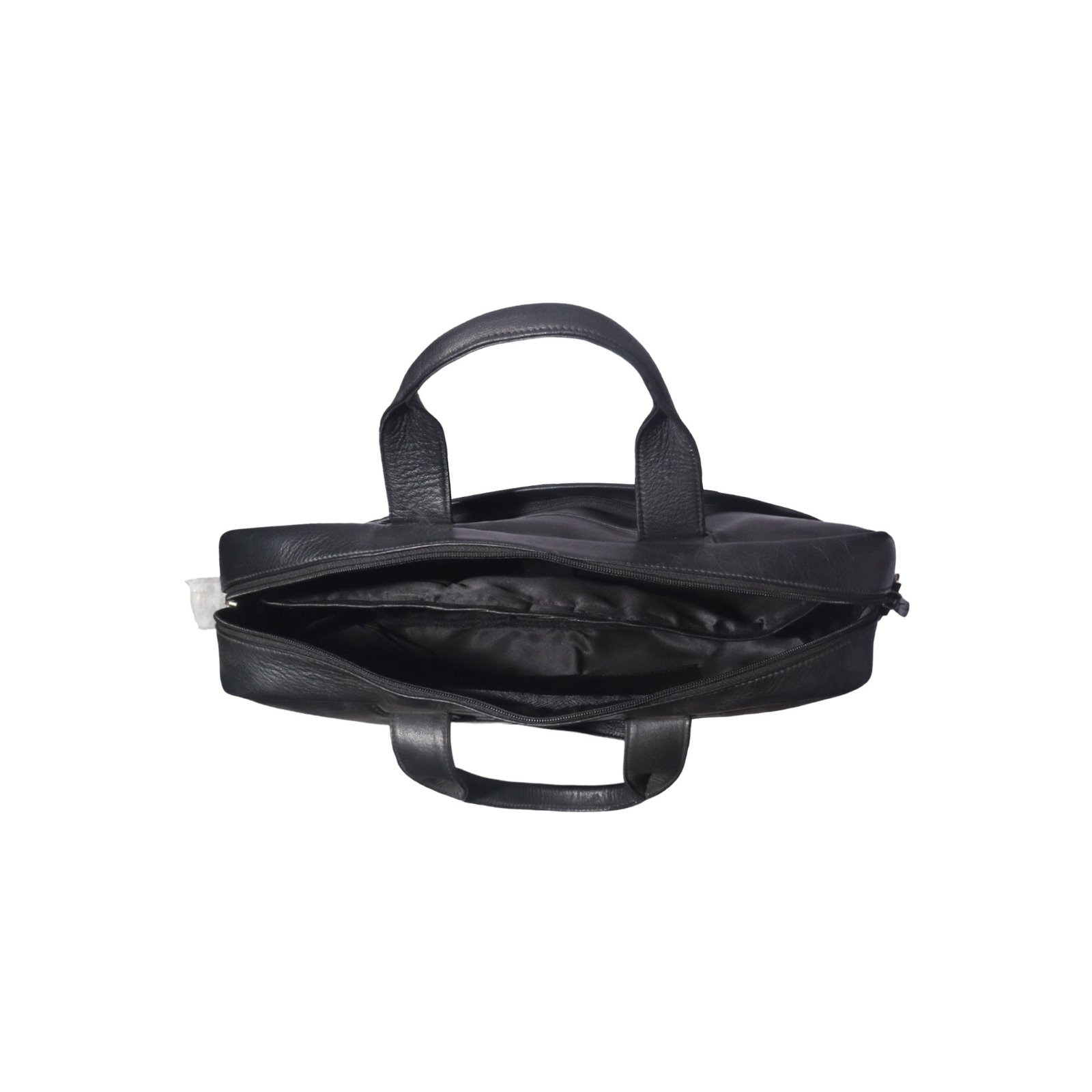 Genuine Leather Laptop Bag for Men Black