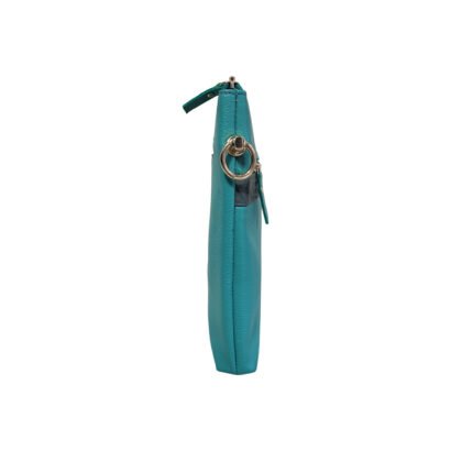 Aquaexim Premium Leather Slim Shoulder Bag Light Green