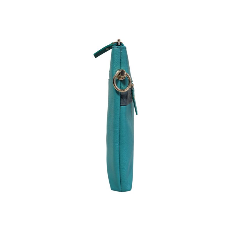 Aquaexim Premium Leather Slim Shoulder Bag Light Green