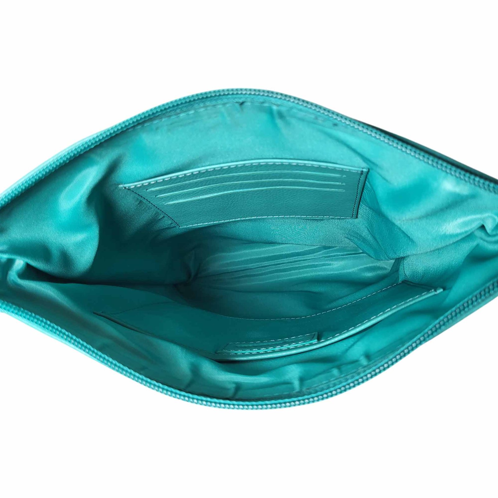 Aquaexim Premium Leather Slim Shoulder Bag Light Green