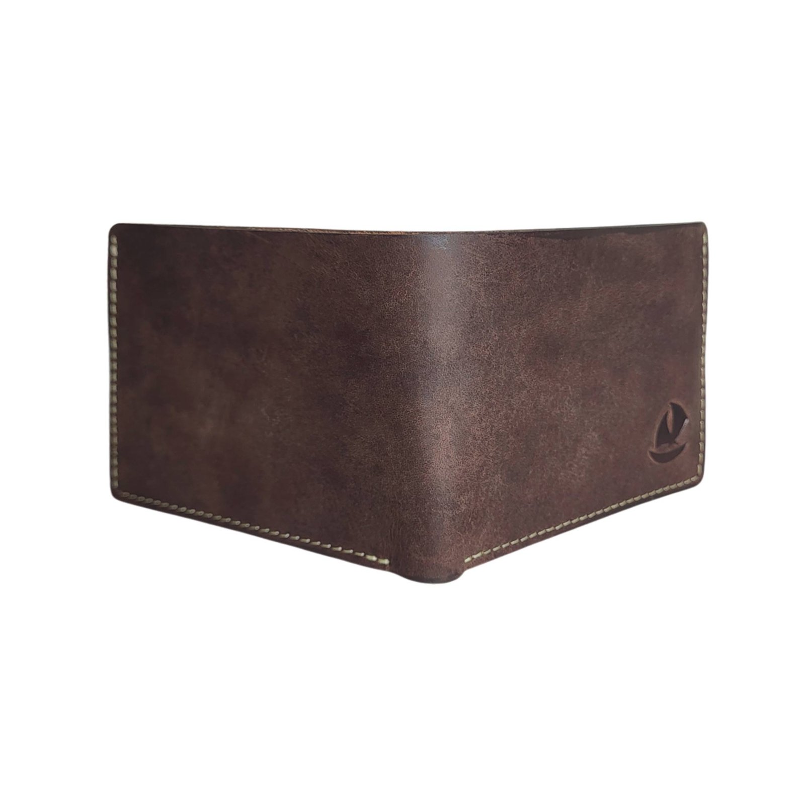 Aquaexim Minimal Men’s Leather Wallet in Vintage Leather Brown