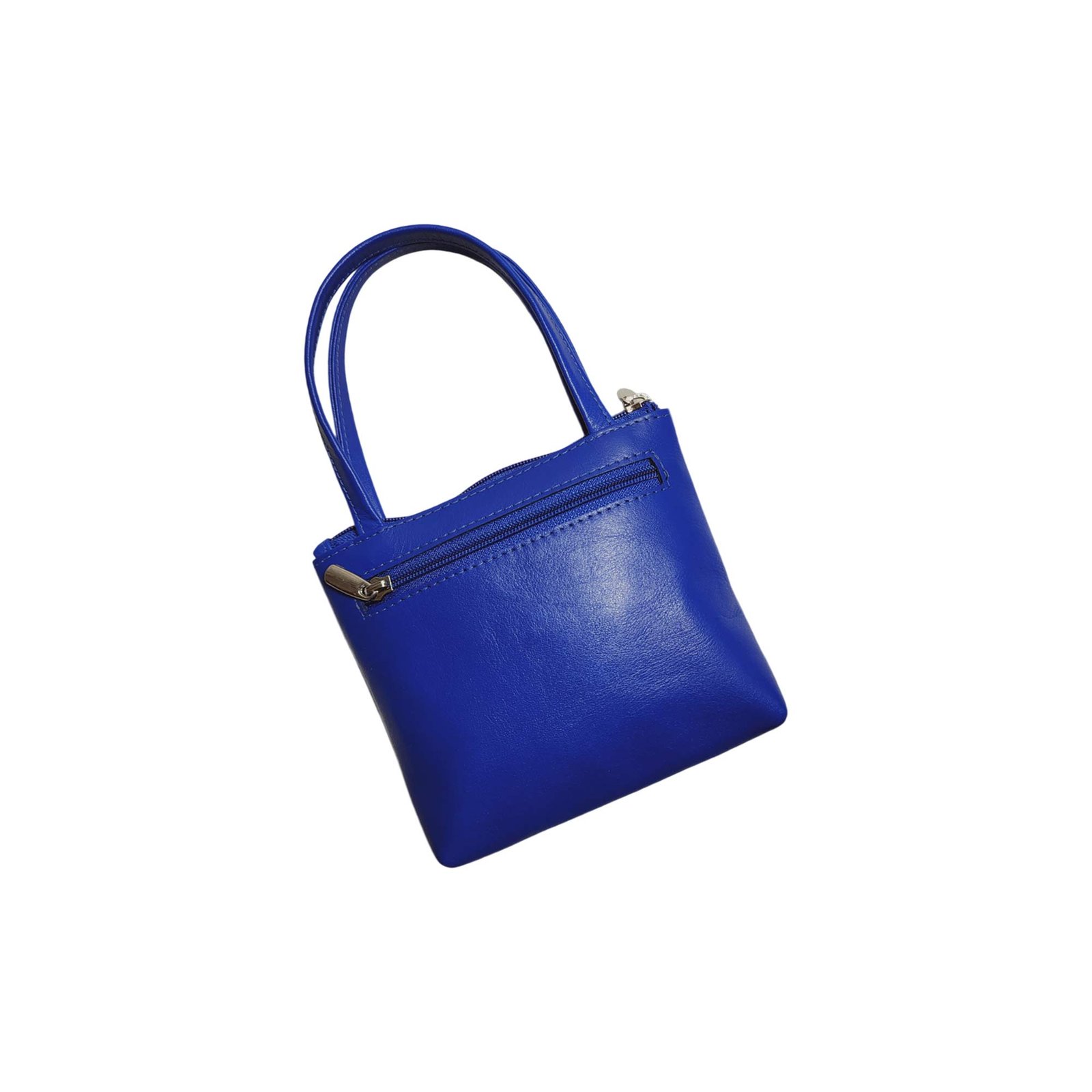 Aquaexim Ladies’ Genuine Leather Mini Sling Coin Pouch Blue Aquaexim Ladies’ Genuine Leather Mini Sling Coin Pouch Blue