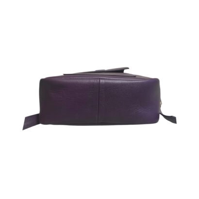 Aquaexim Genuine Leather Backpack for Ladies Purple