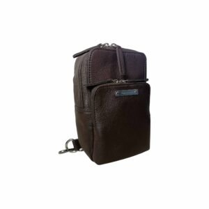 Aquaexim Stylish Leather Chest Bag Brown