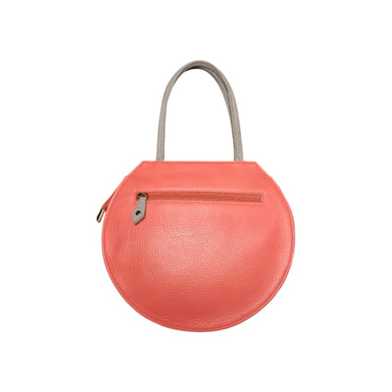 Aquaexim Mini Genuine Leather Handbag for Women Pink