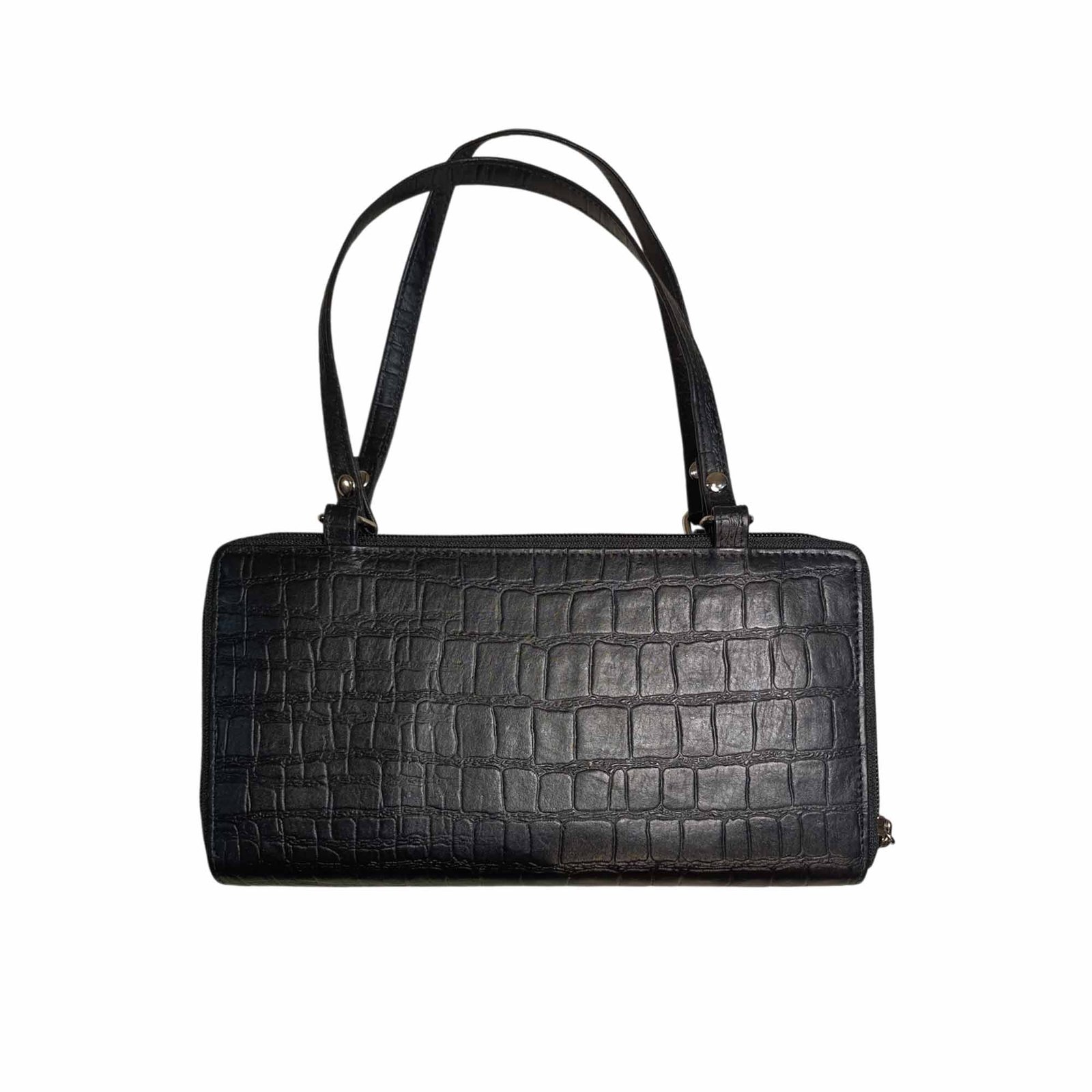 Aquaexim Luxury Mini Leather Handbag – Stylish & Functional Black