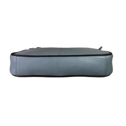 Genuine Leather Ladies Sling Bag For Women Light Blue