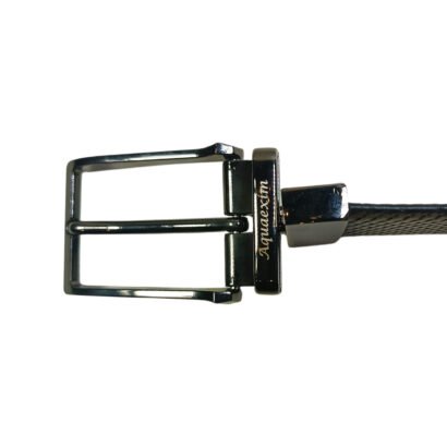 Men’s Leather Reversible Belt, Black & Brown