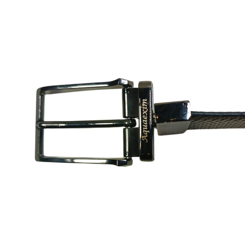 Men’s Leather Reversible Belt, Black & Brown