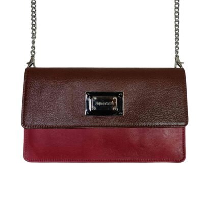Aquaexim Cute Mini Sling Bag Leather for Women Red