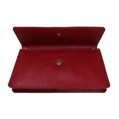 Aquaexim Cute Mini Sling Bag Leather for Women Red