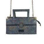 Stylish Mini Sling Bag Leather for Women Denim