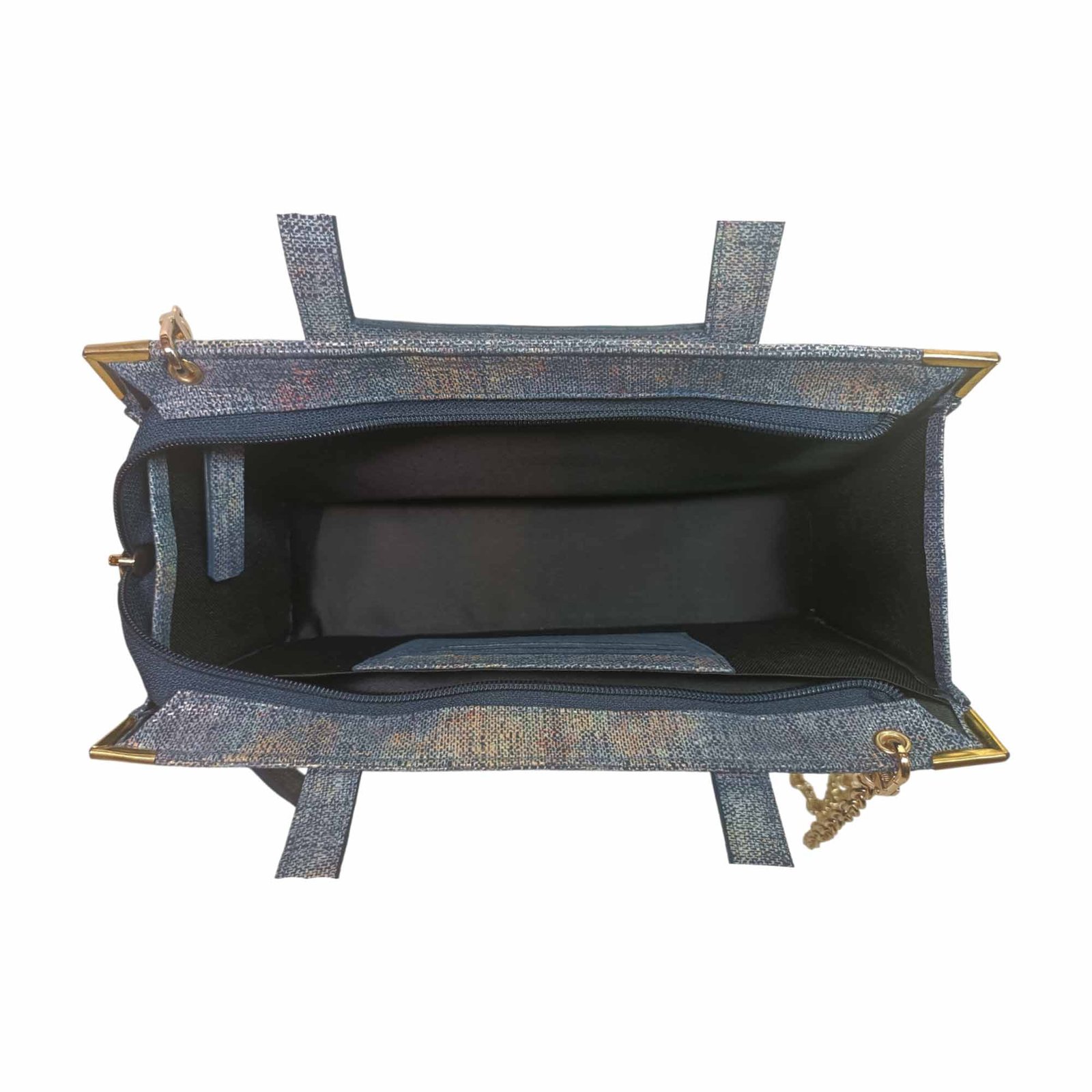 Stylish Mini Sling Bag Leather for Women Denim