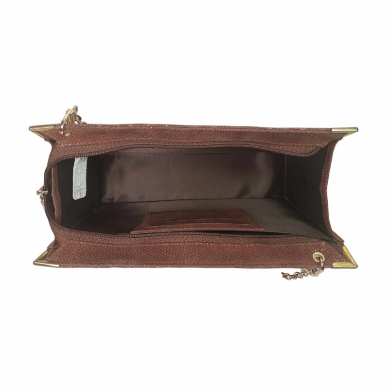 Stylish Mini Sling Bag Leather for Women Brown
