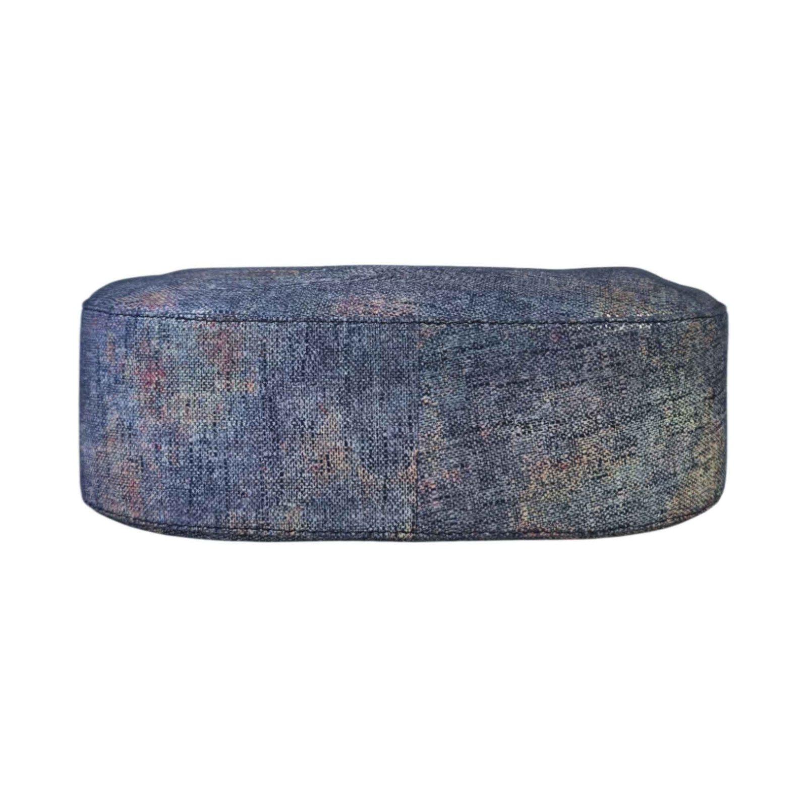 Aquaexim Stylish Round Leather Sling Bag For Women Denim