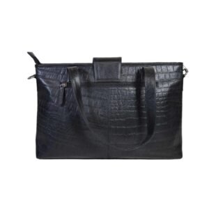 Aquaexim Luxury Women’s Tote Bag – Handcrafted Genuine Leather Black