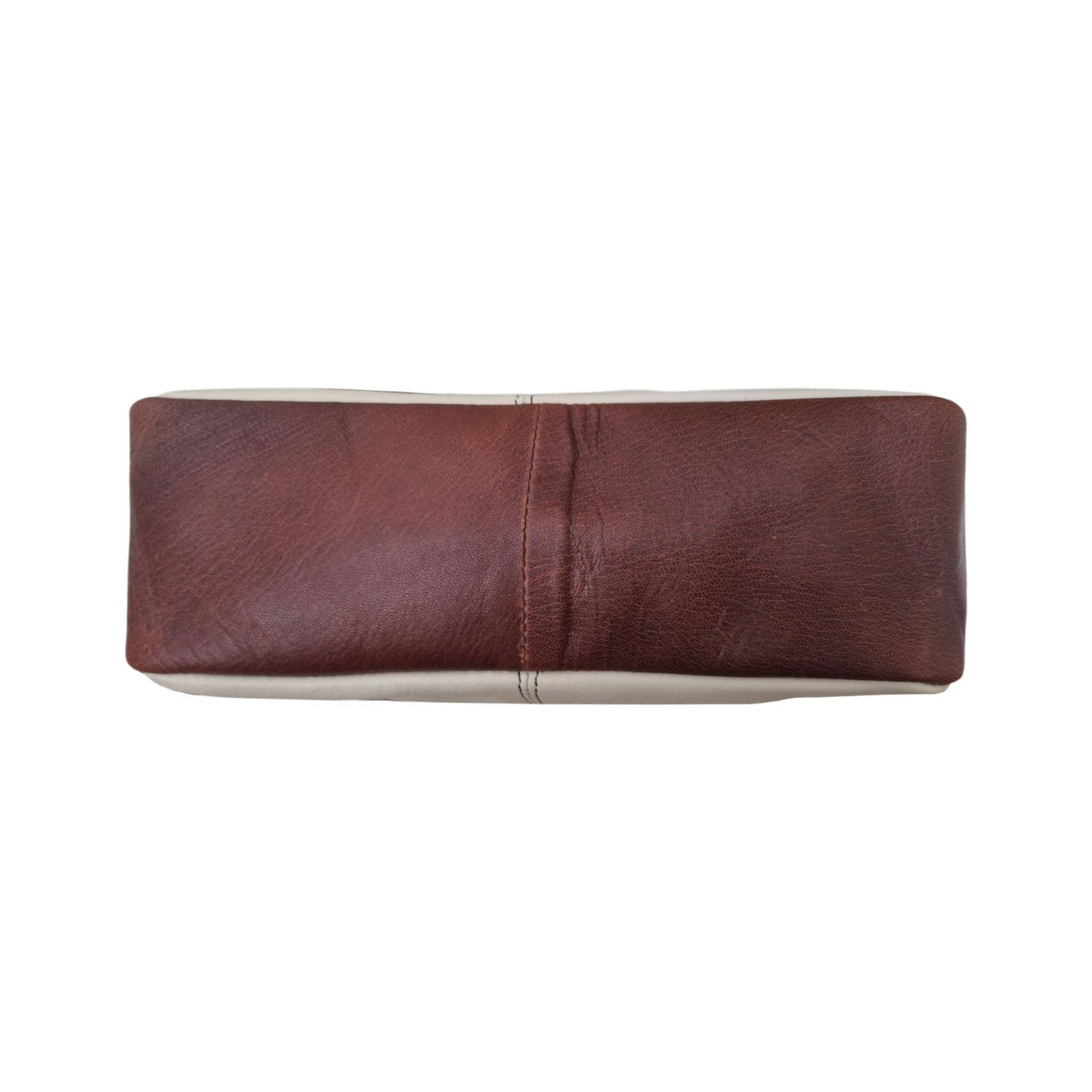 Aquaexim Leather Sling & Backpack Bag Cream