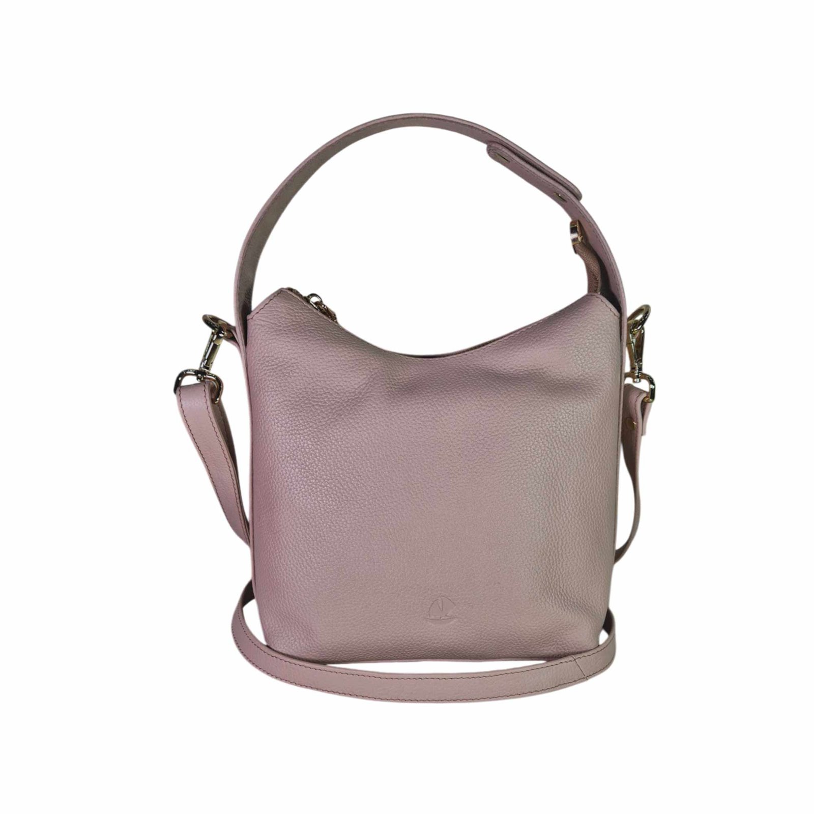 Handcrafted: Aquaexim Stylish Leather Sling Bags for Her Light Pink