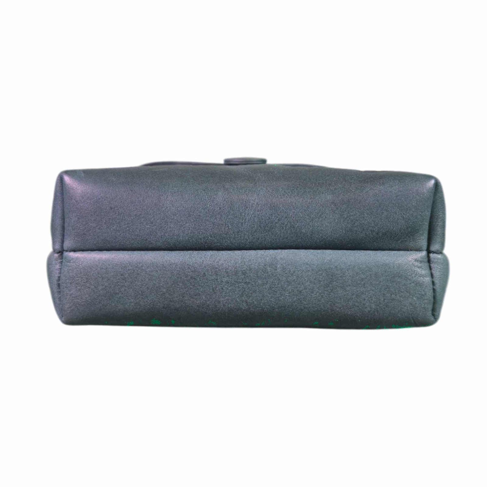 Small Leather Messenger Bag Unisex – Aquaexim Green