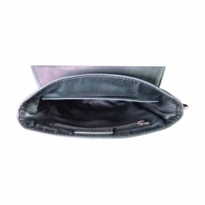 Small Leather Messenger Bag Unisex – Aquaexim Green