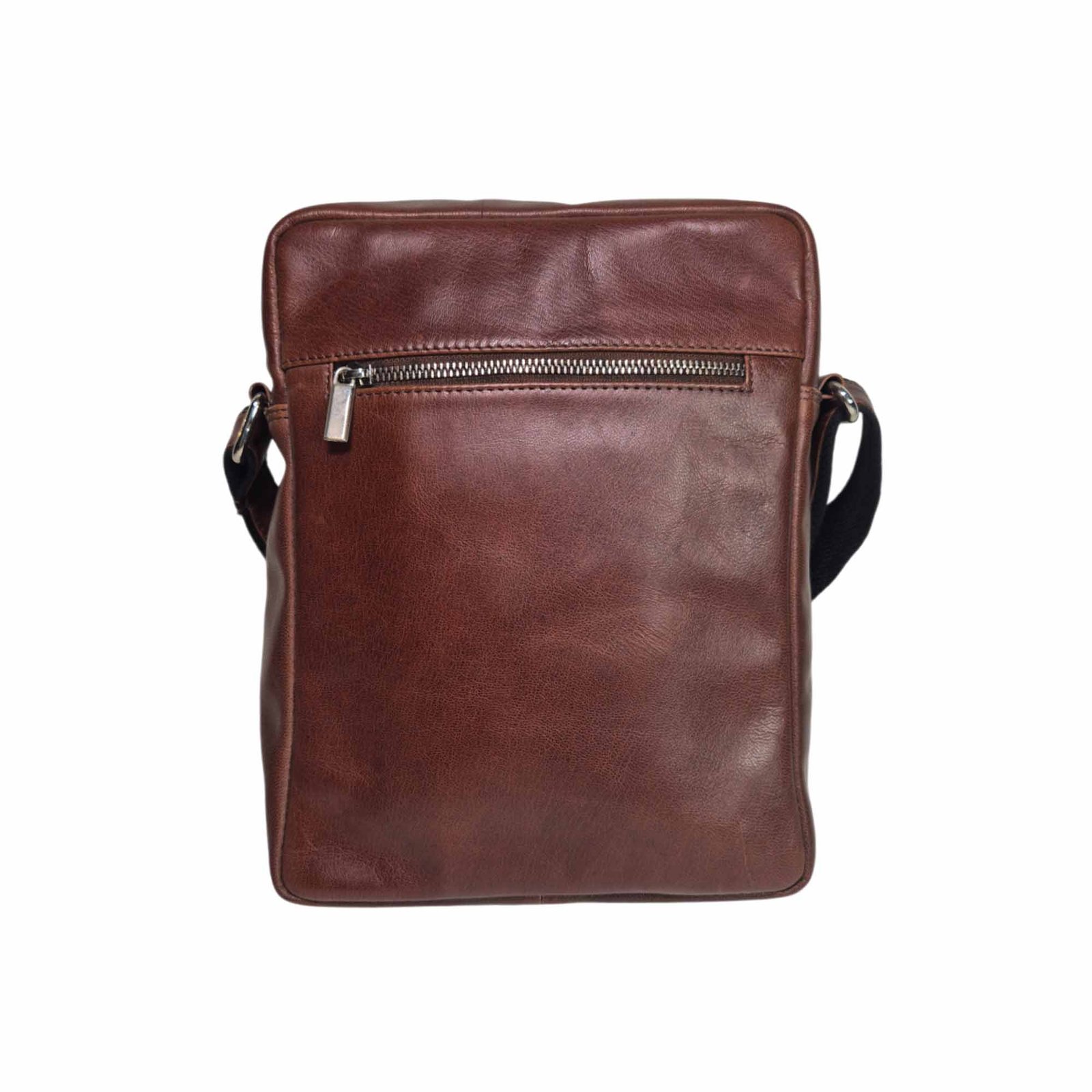 Premium Leather Messenger Bag for Men | Aquaexim Brown