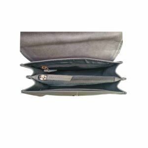 Aquaexim Women’s Premium Leather Sling Bag Gray